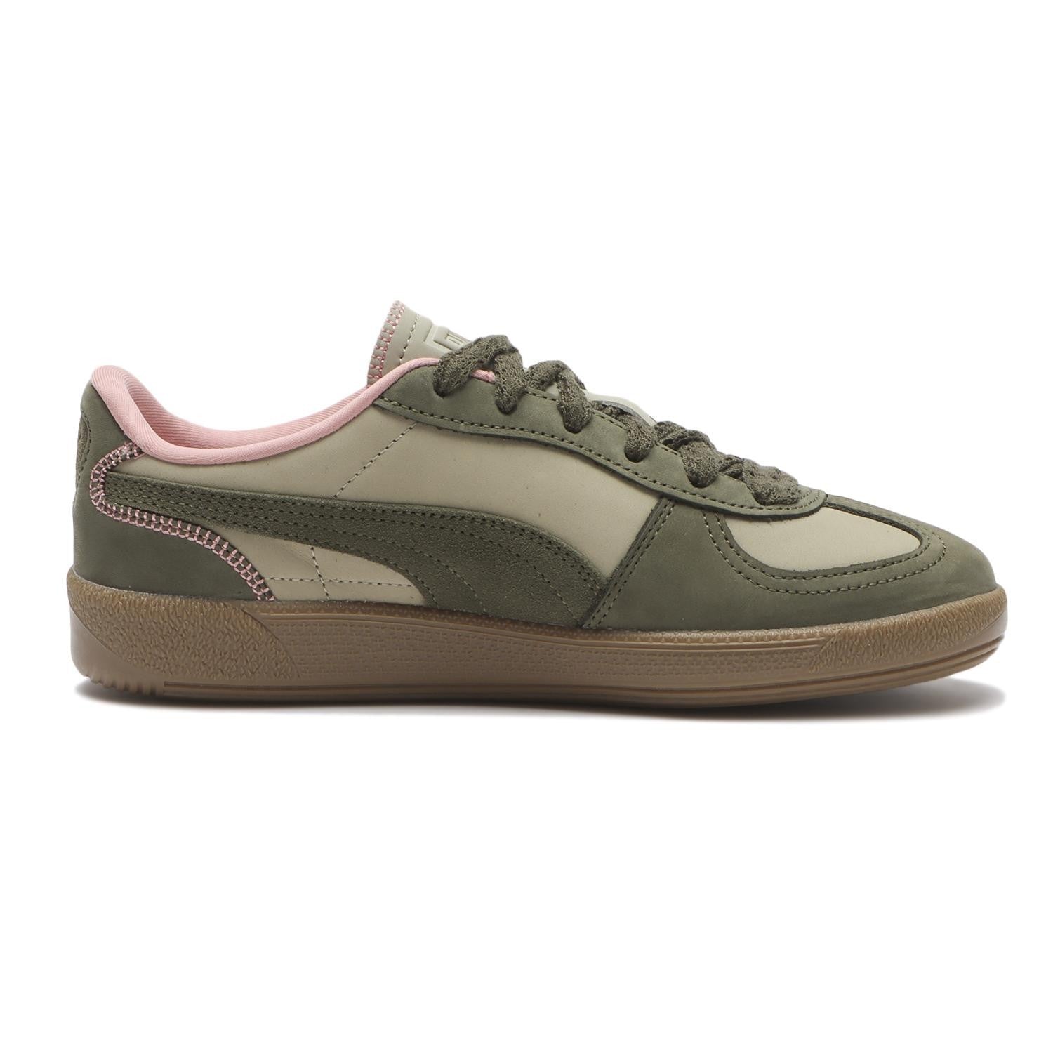 405493-01 Puma PALERMO LUX WNS "PEBBLE GRAY-LODEN GREEN-GUM" (Men's)