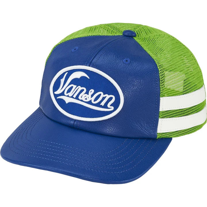 Supreme Vanson Leathers Mesh Back 6-Panel Royal