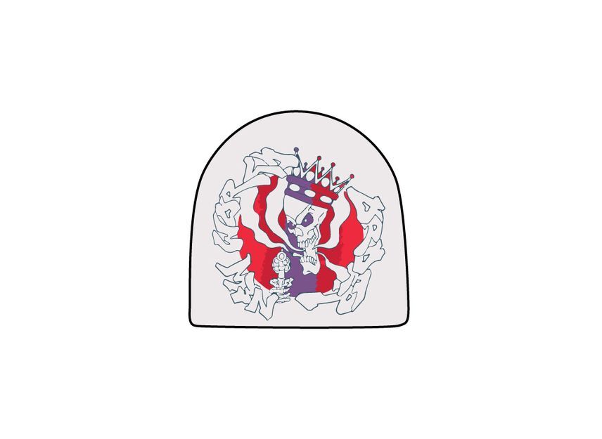 Supreme New World Order Beanie Ash Grey