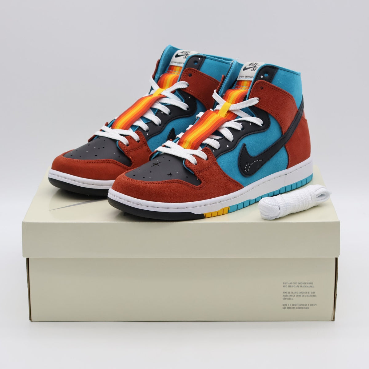 FQ1775-400 Diâorr Greenwood Nike SB Dunk High Decon QS Turquoise Blue (Men's)