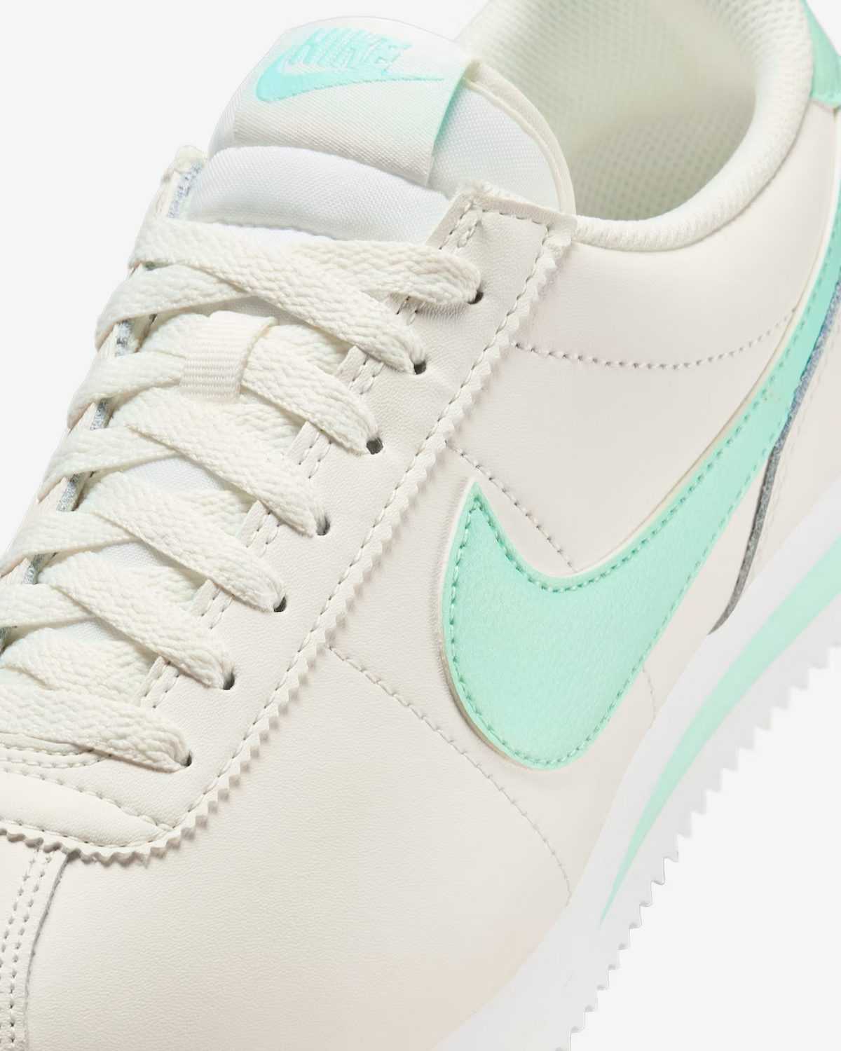 DN1791-113 Nike Women's Cortez Leather Sail White Mint Foam (Women's)