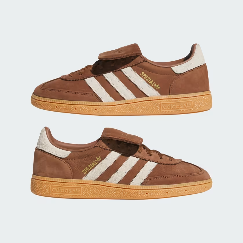 JR4879 adidas Originals Handball Spezial Long Tongue Preloved Brown Cream (Men's
