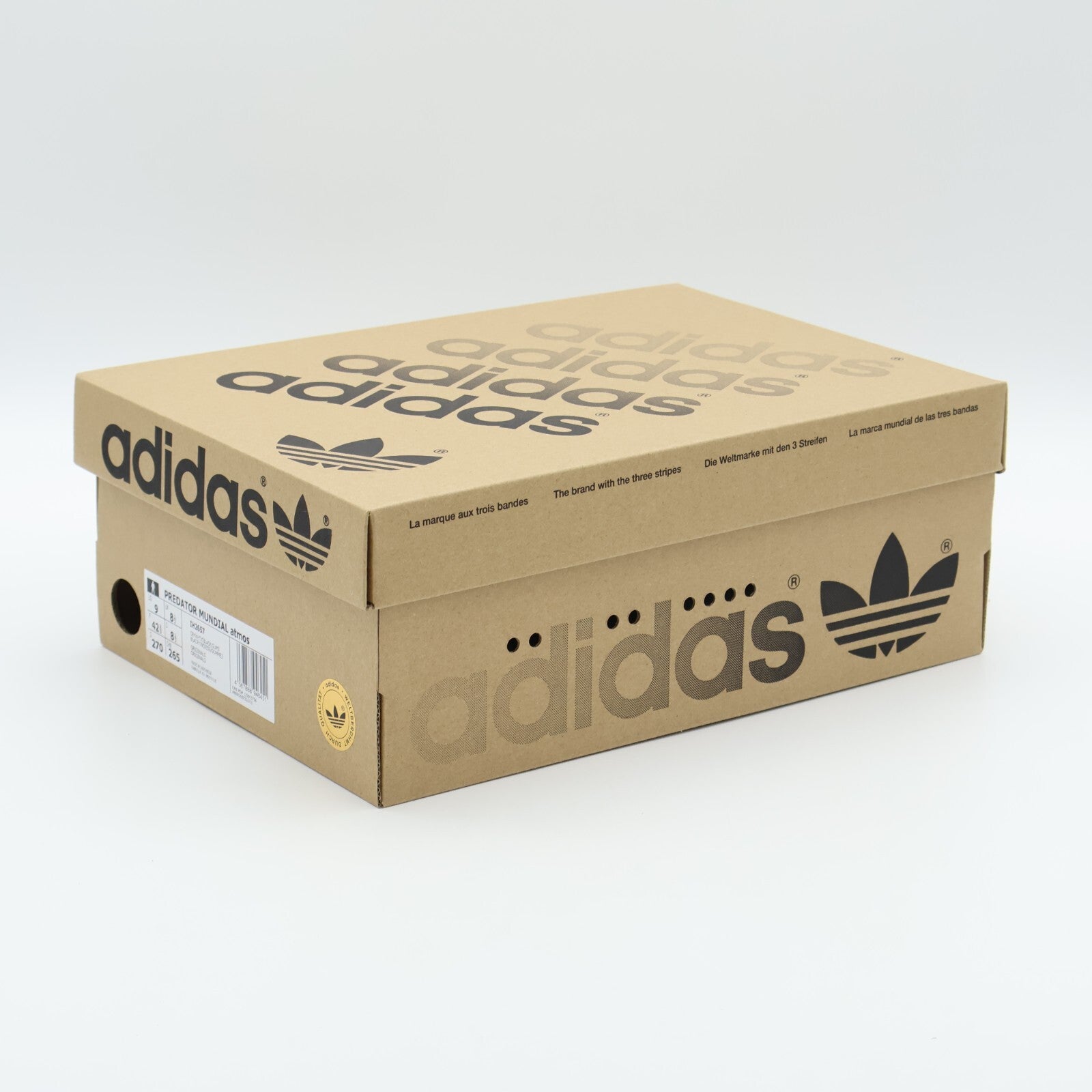 IH2657 adidas Originals Predator Mundial Crystal White Core Black Gum (Men's)