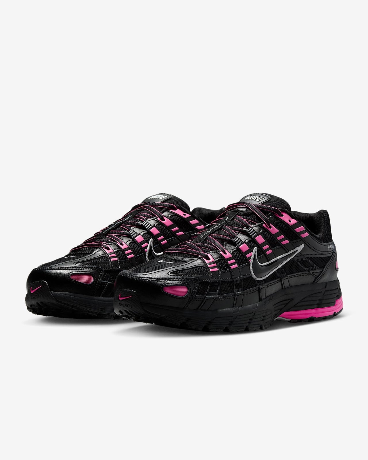 CD6404-600 Nike P-6000 Pink Blast Metallic Silver Black (Men's)
