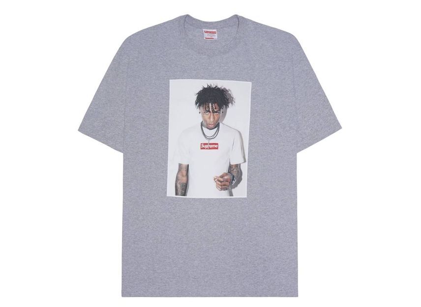 Supreme NBA Youngboy Tee Heather Grey