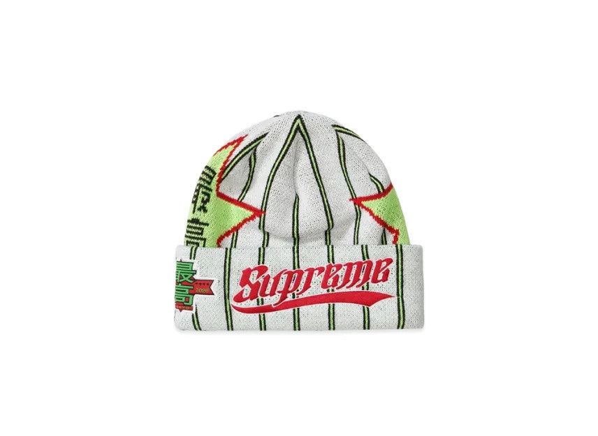 Supreme New Era Stars Beanie "Stripe"