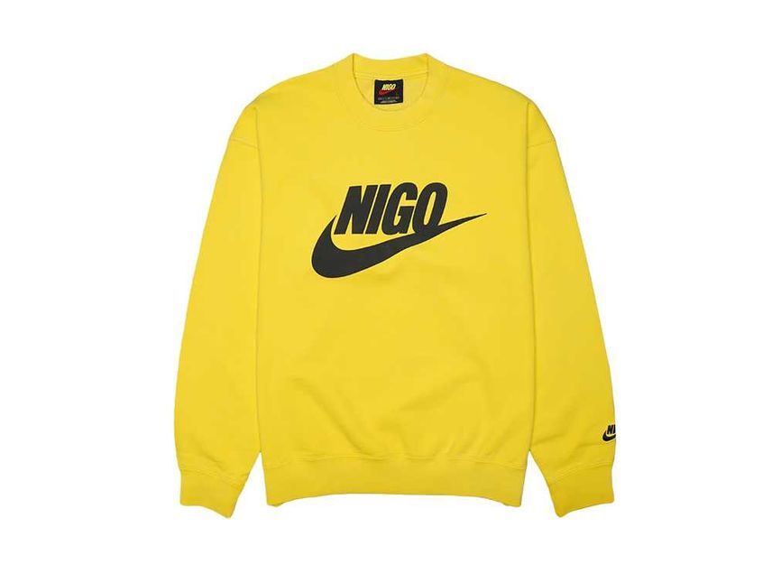 NIGO Nike NRG Crew Fleece Yellowï¼NIGOï¼