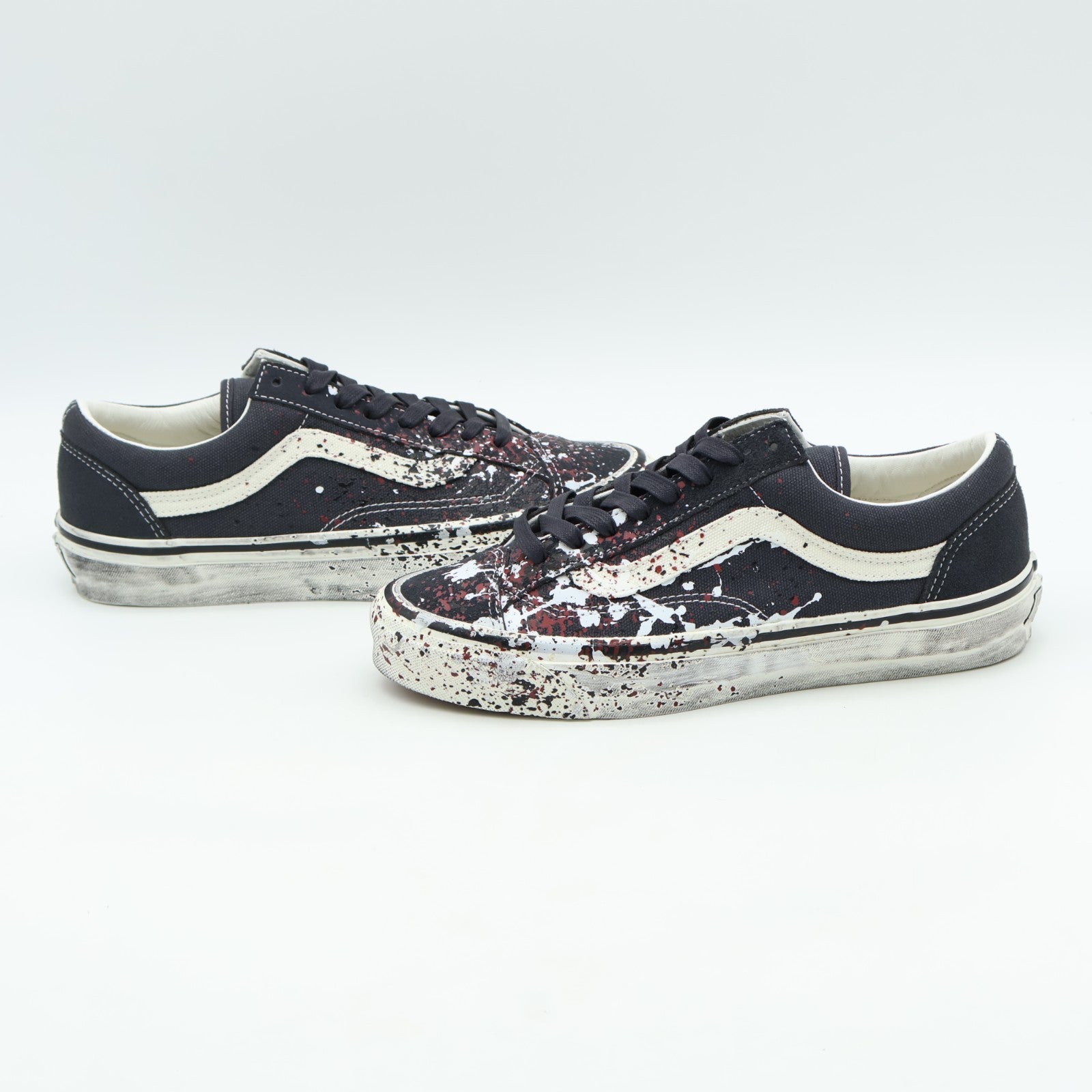 VN000D9RH91 VANS PREMIUM OLD SKOOL 36âPAINT SPLATTER CHARCOAL GREYâ
