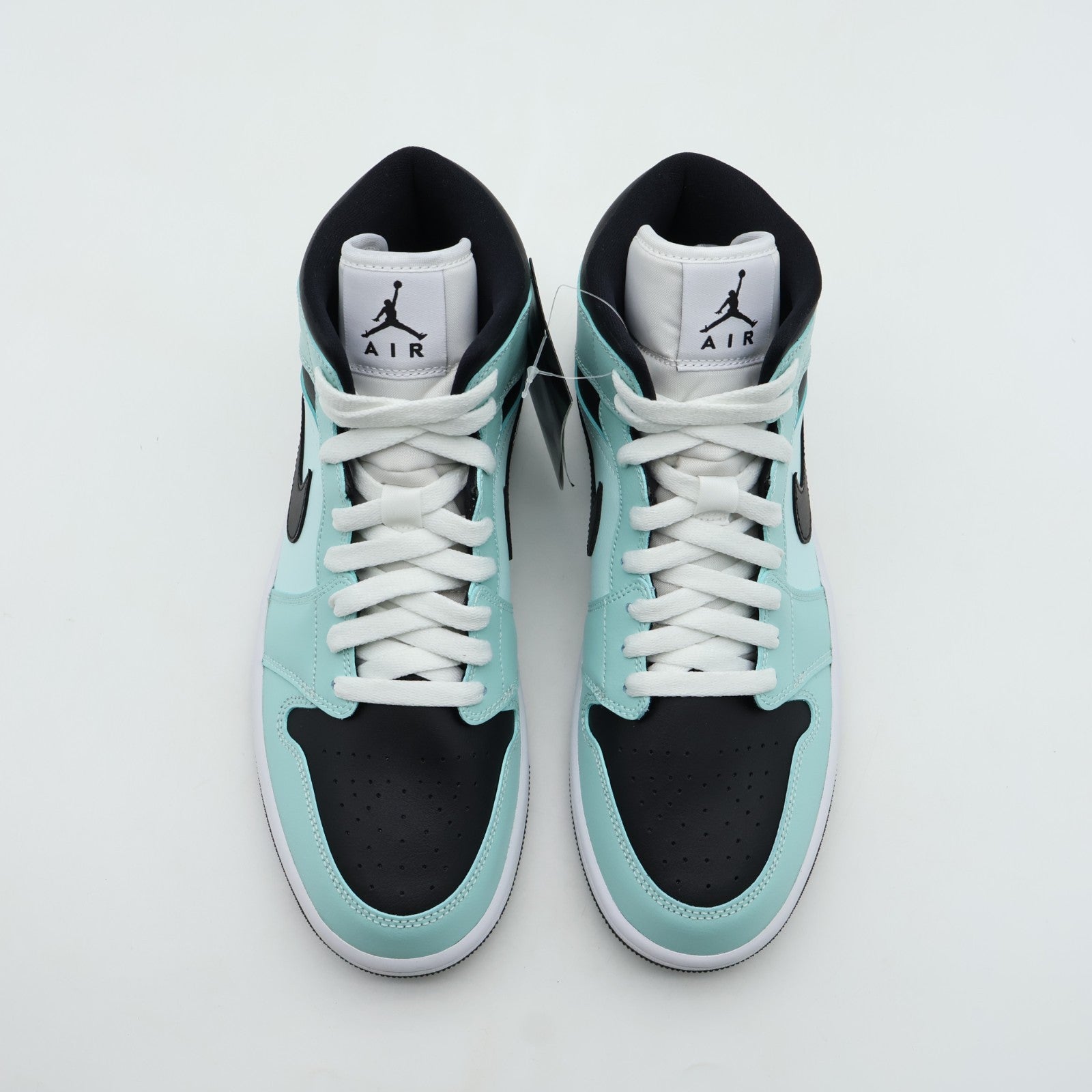 BQ6472-300 Nike Air Jordan 1 Mid "Aqua Blue" (Women's)