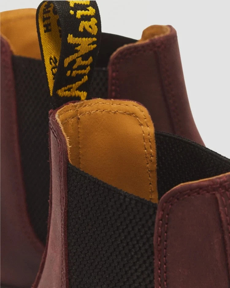 27486600 Dr.Martens 2976 Yellow Stitch Chelsea Boot "Cherry Red" (Men's)