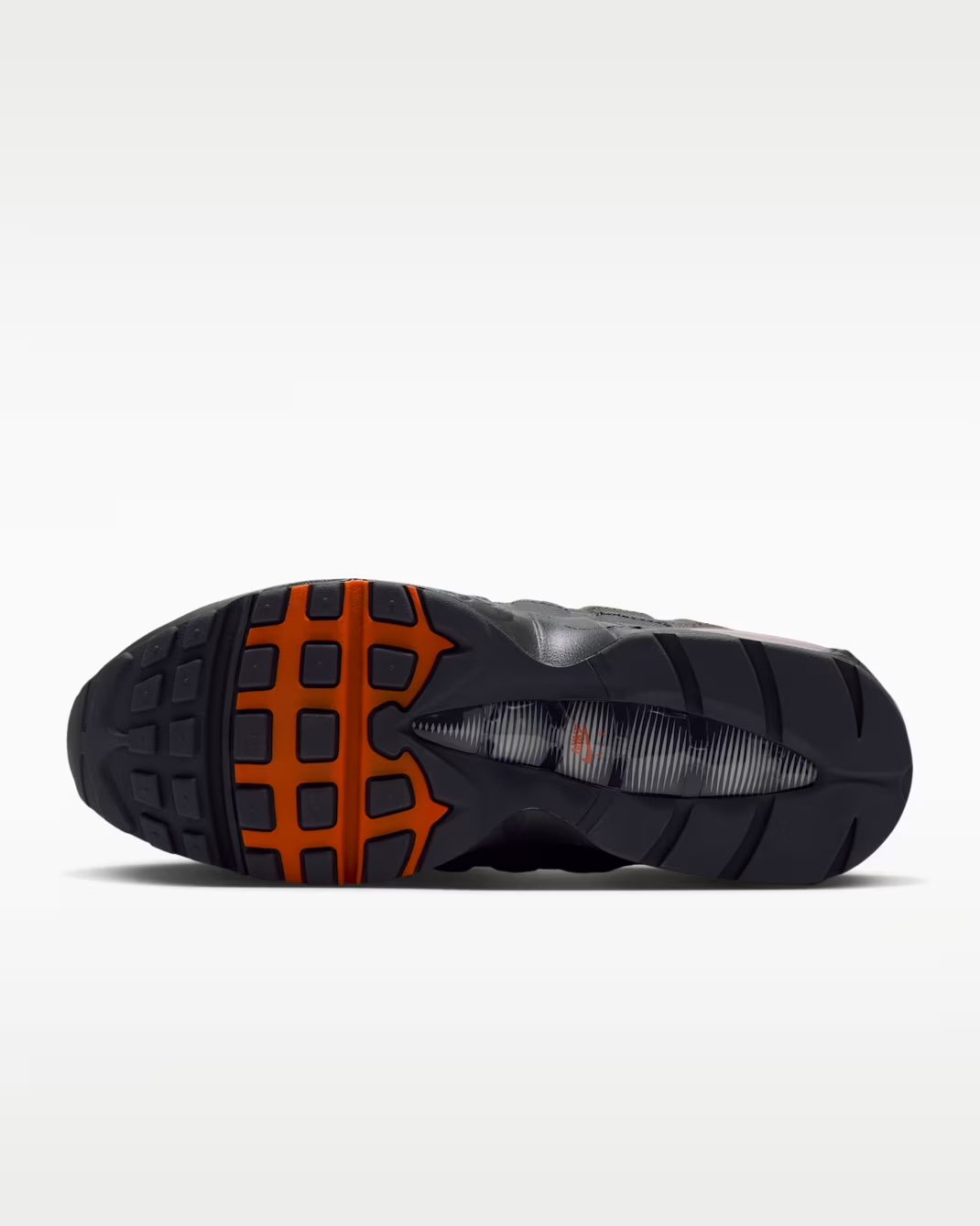 IQ7128-003 Nike Air Max 95 Big Bubble "Dark Loden/Safety Orange" (Men's)