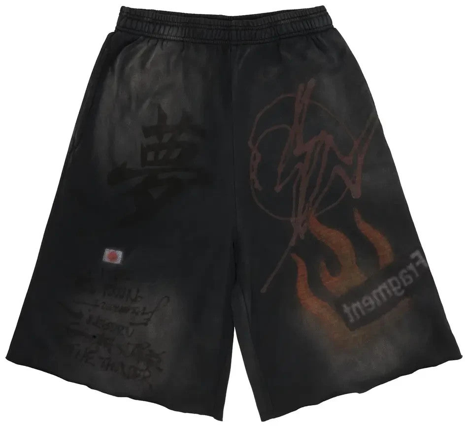 Travis Scott Cactus Jack Fragment Nike Dream Sweatshorts Brown