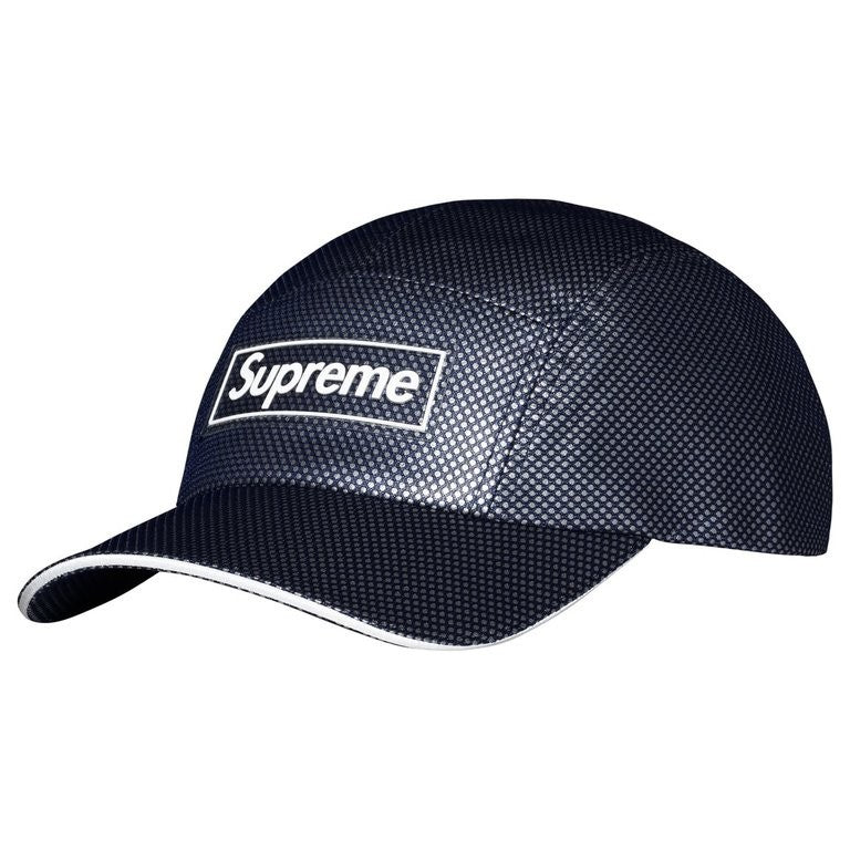 Supreme Metallic Mesh Camp Cap Navy