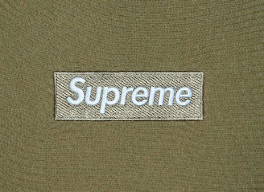 Supreme Box Logo Hooded Sweatshirt Dark Sand (23FW)