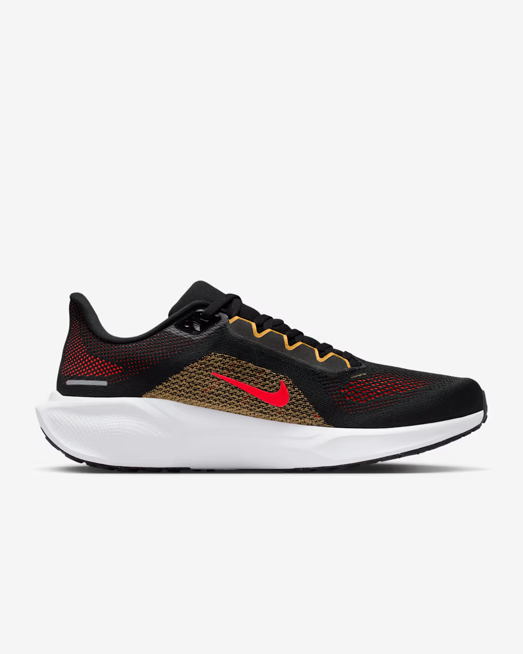 FD2722-016 Nike Pegasus 41 Black Topaz Gold Bright Crimson (Men's)