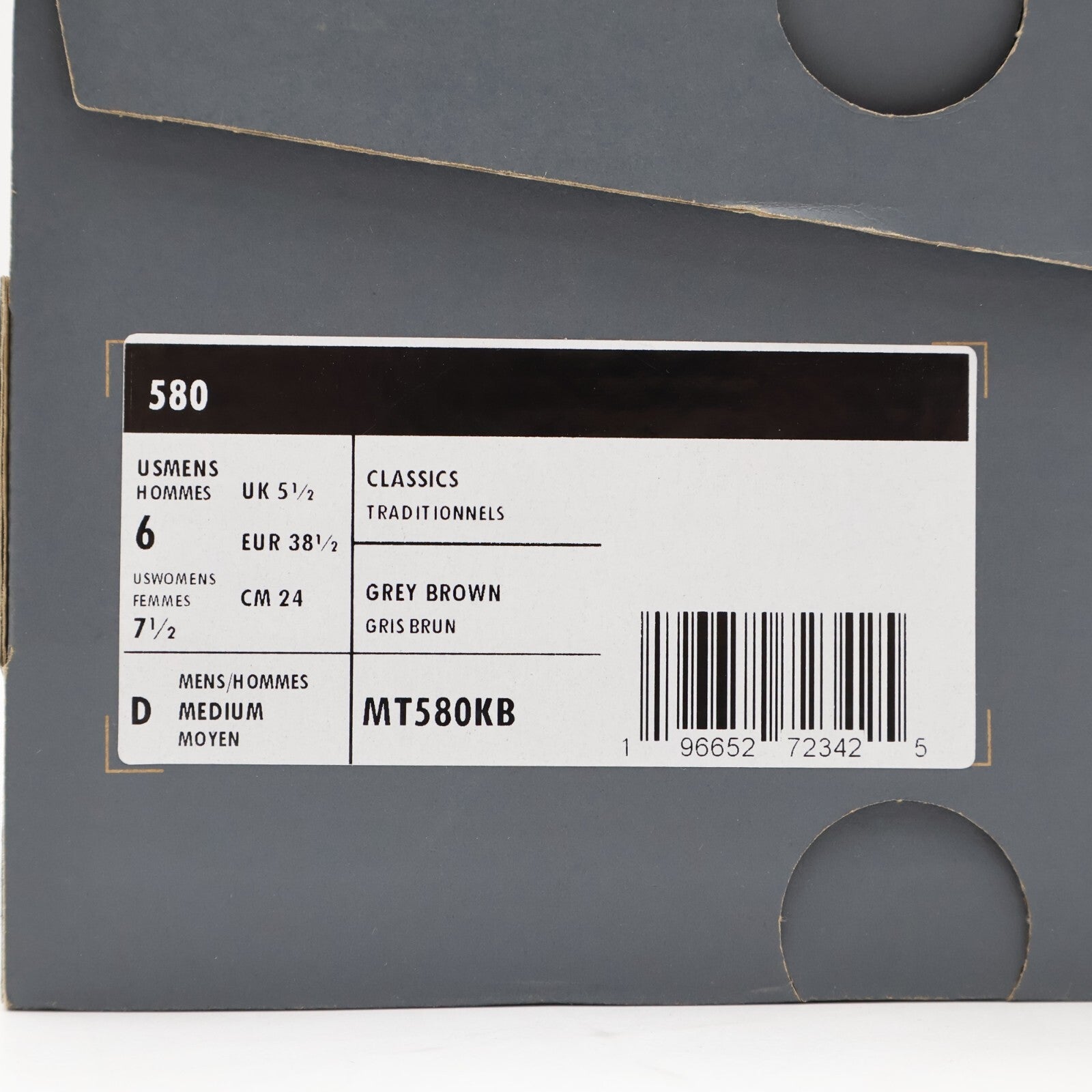 MT580KB KITH New Balance 580 Malibu (Men's)