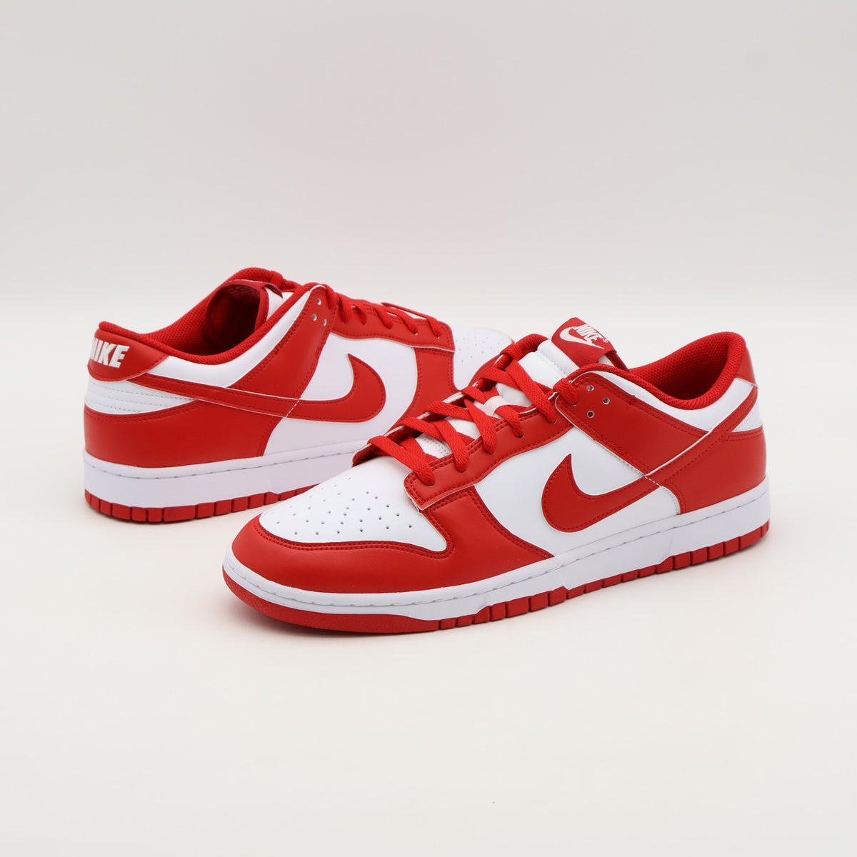 HF5441-104 Nike Dunk Low Retro White White UniversityRed (Men's)