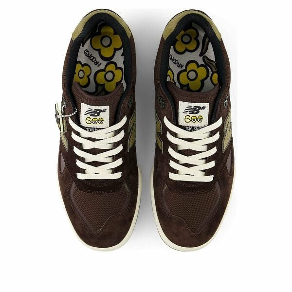 NM600KKD Krooked Skateboards New Balance Numeric 600 Chocolate Olive (Men's)