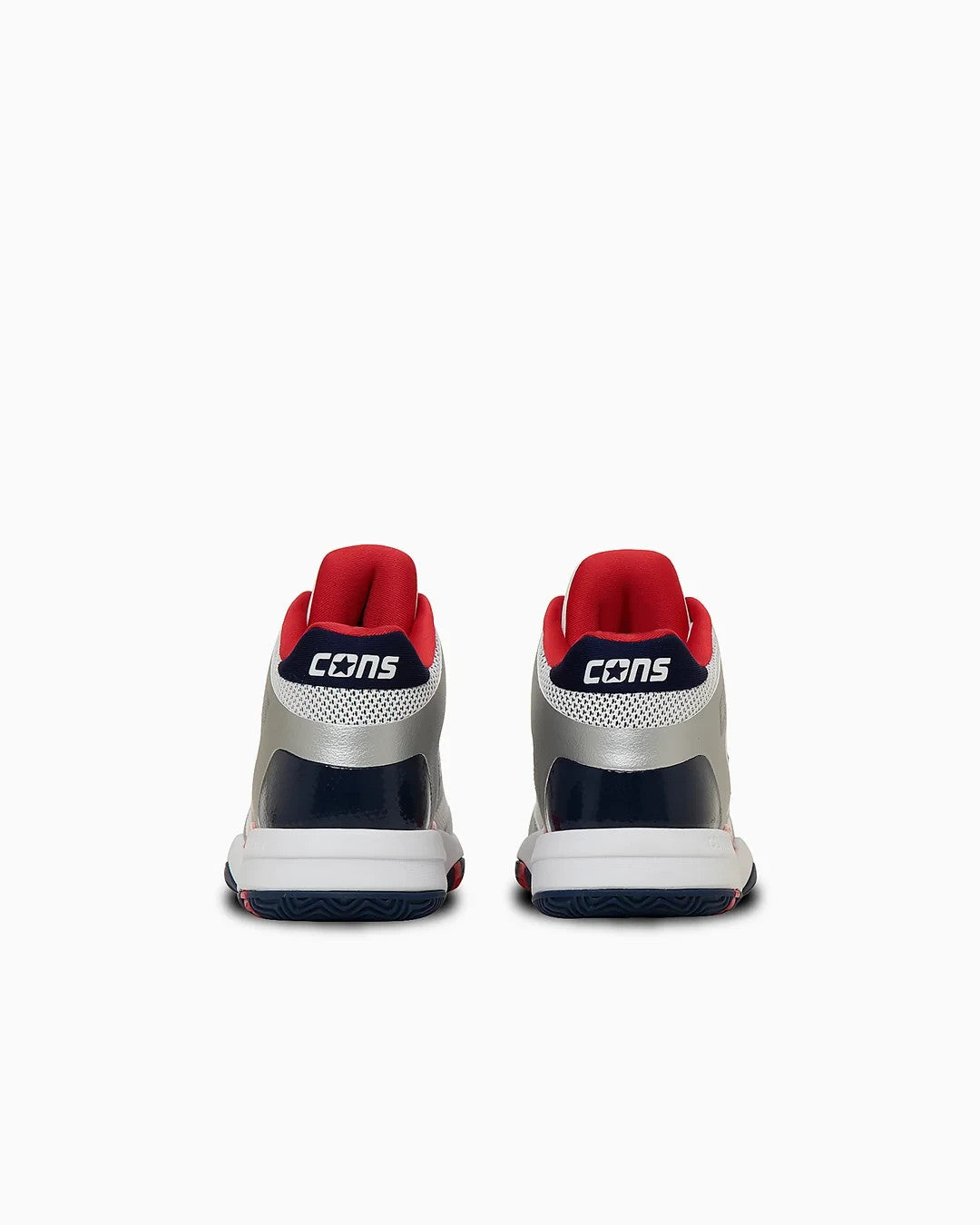 33500470 Converse Cons Accelerator Mid White Silver Navy Red (Men's)