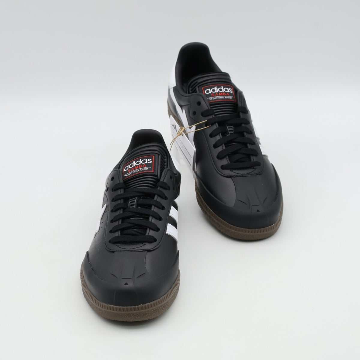 JR9246 A BATHING APE adidas Originals Samba Core Black Cloud White Gum (Men's)