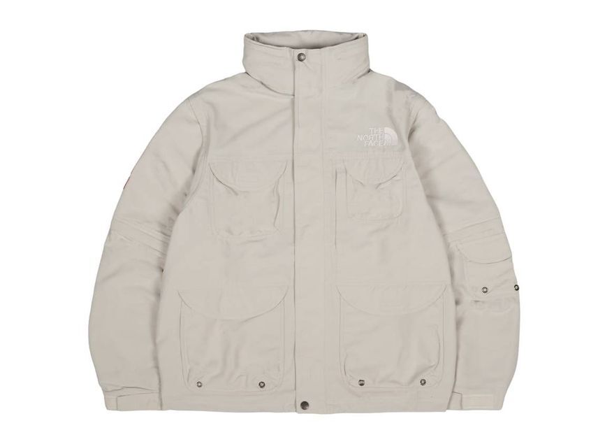 Supreme The North Face Trekking Convertible Jacket Moonlight Ivory
