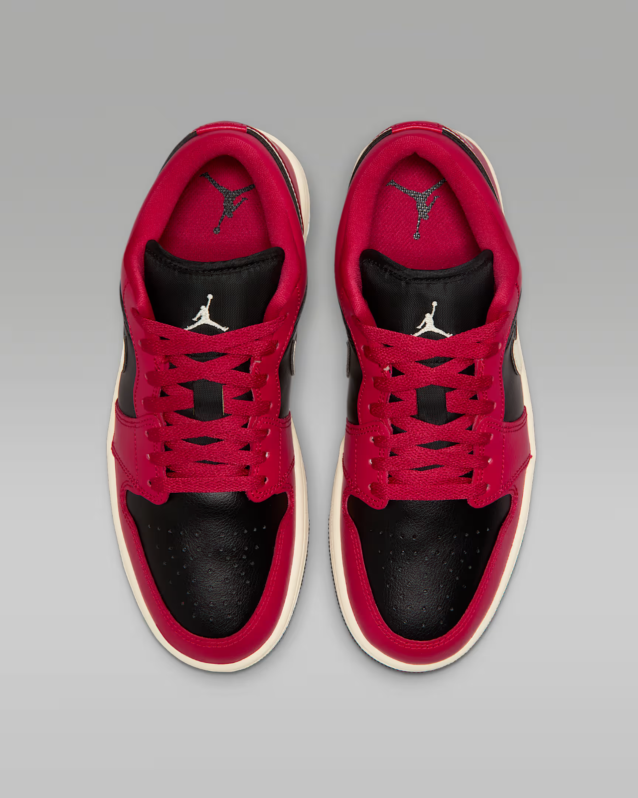 DC0774-605 Air Jordan 1 Low Mystic Hibiscus Black Coconut Milk (Women's)