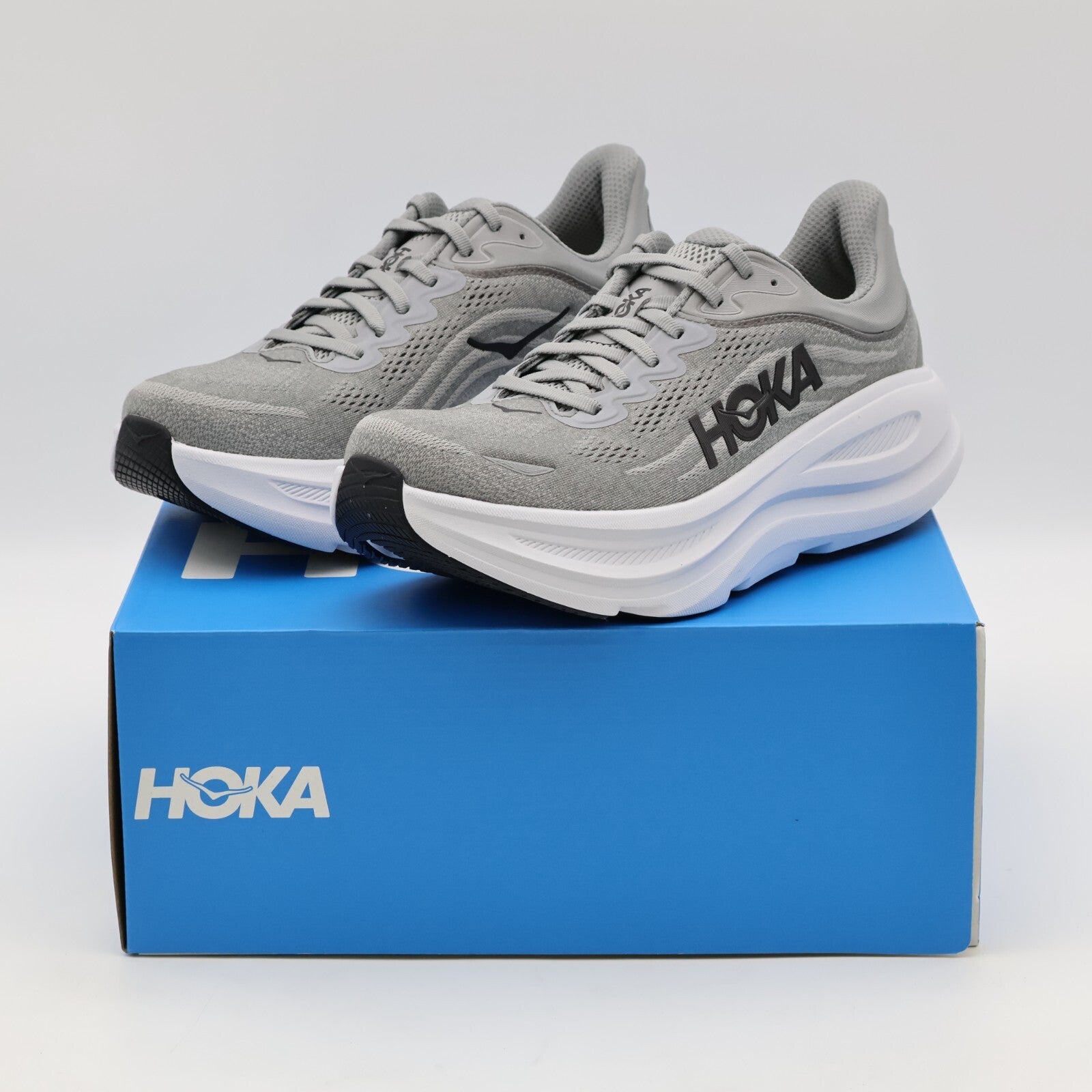 1162011-GCTC HOKA BONDI 9 GALACTIC GREY STELLAR GREY (Men's)