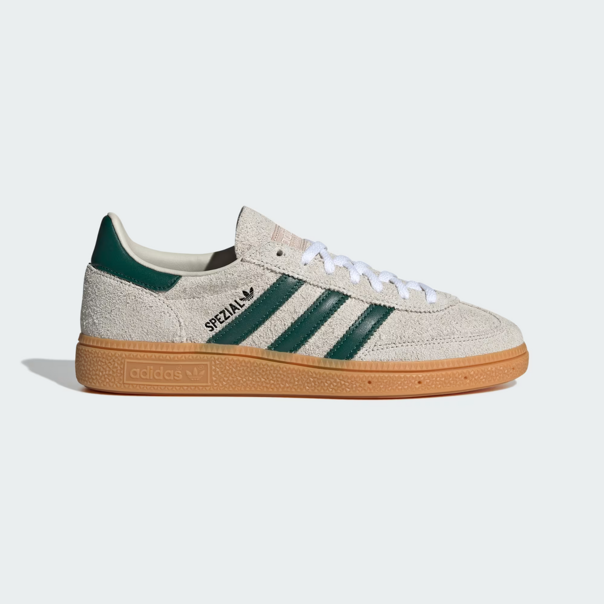 JS0242 adidas Originals  Handball Spezial Alumina Collegiate Green Gum (Women's)