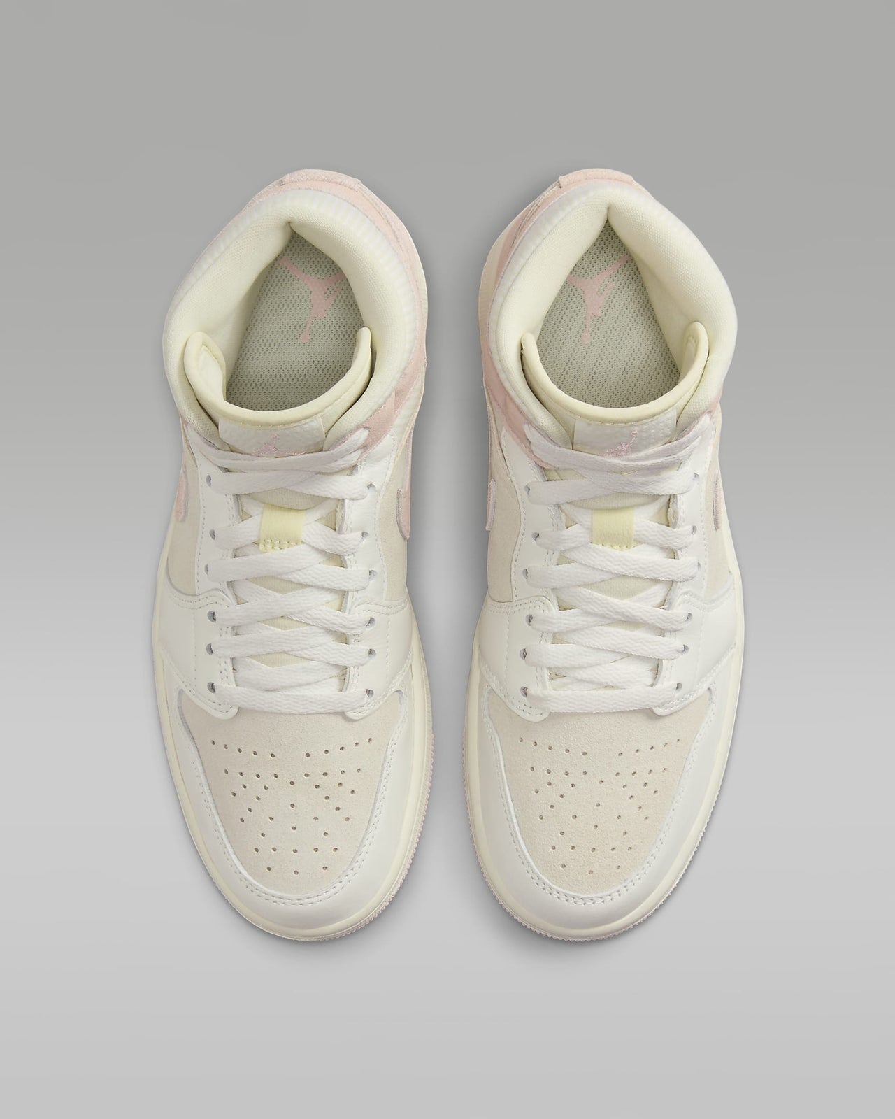FQ1926-161 Nike Air Jordan 1 Mid SE Coconut Milk Sail Legend Pink (Women's)