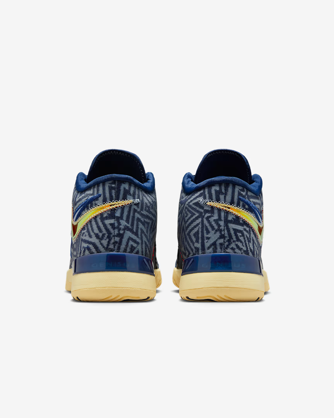 HF0711-401 Nike LeBron NXXT Genisus Midnight Navy Soft Yellow (Men's)