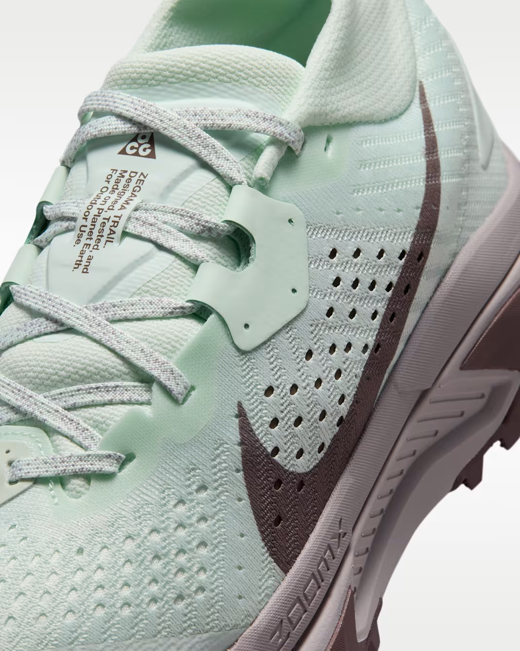 HV8115-300 Nike ACG Zegama Trail Barely Green (Women's)