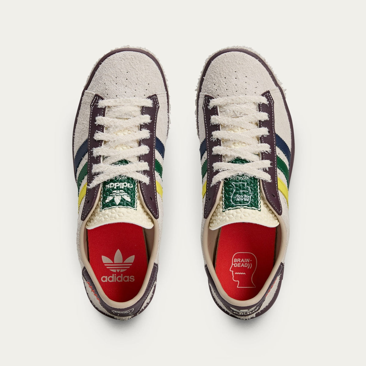JR7943 Brain Dead adidas Originals Forest Hills Cream White (Men's)