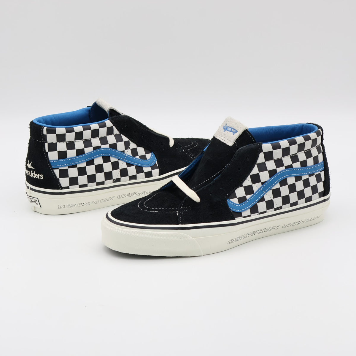 VN000N047Z2 Liberaiders Vans LX Slip-On Reissue 98 Checkerboard Blue (Men's)