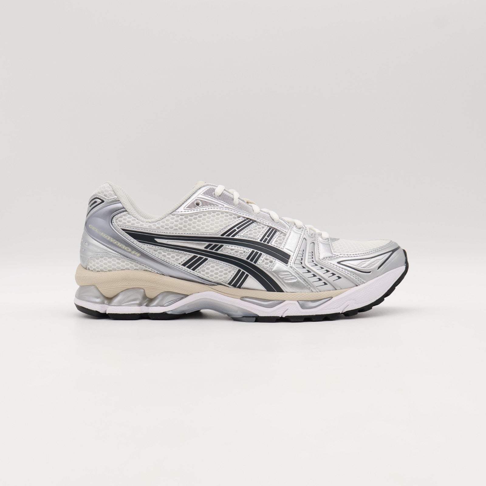 1203A537-110 Asics Gel-Kayano 14 White Graphite Grey (Men's)