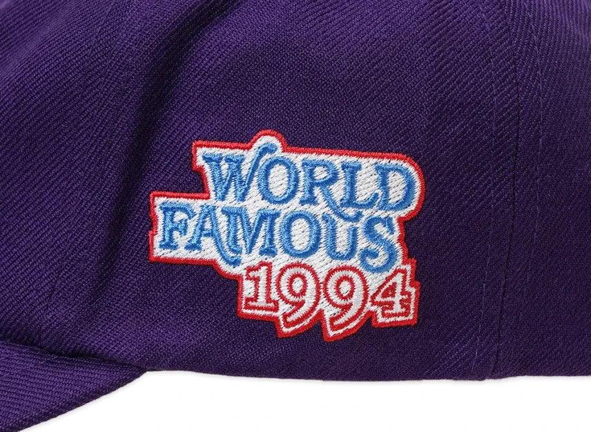 Supreme World Famous S Logo 6-Panel (26SS) "Purple"