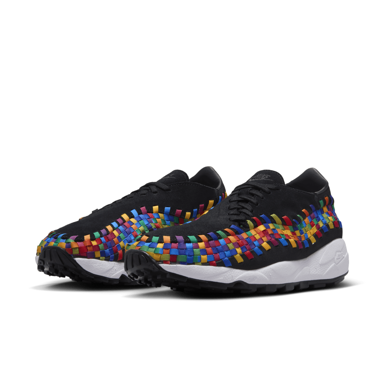 FB1959-002 Nike Air Footscape Woven Black and Multi-Color (Women's)