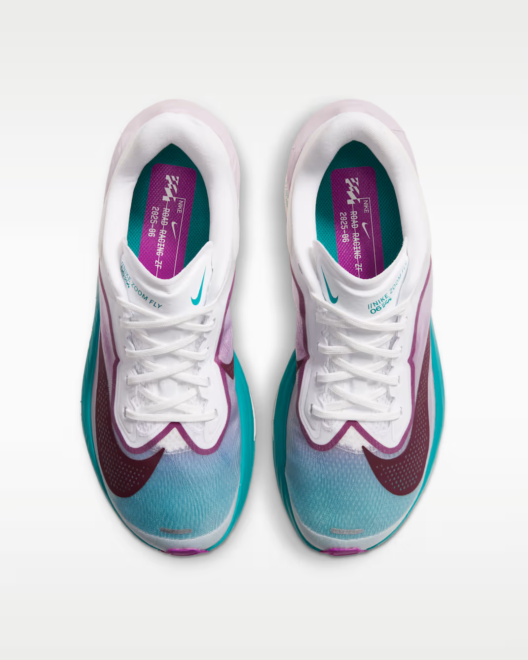 FN8455-108 Nike Women's Zoom Fly 6 "White/Vivid Purple" (Women's)