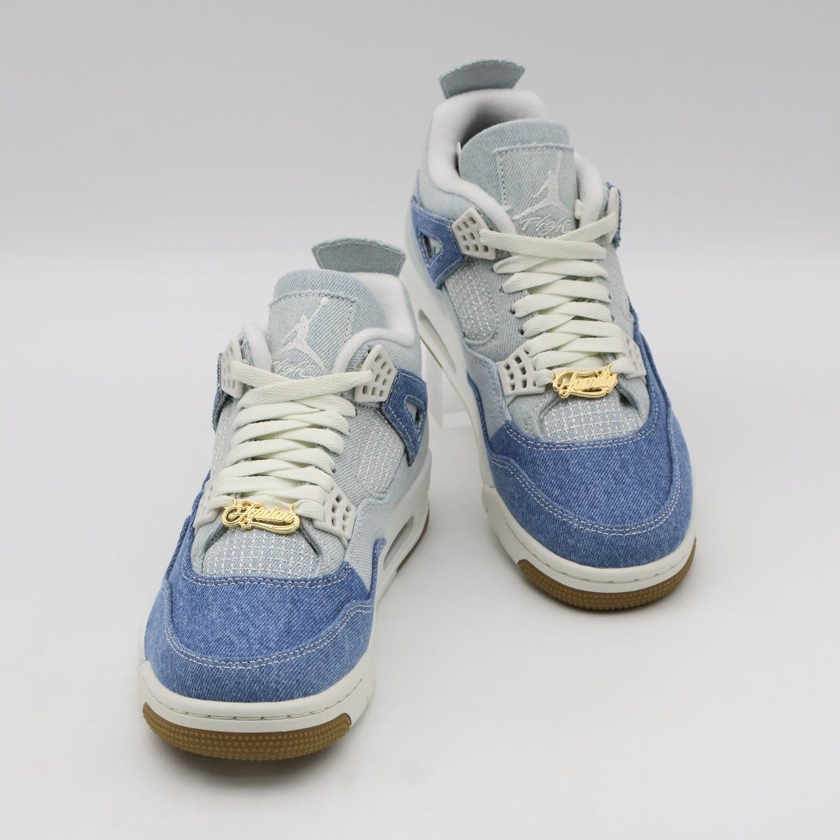 IB6716-100 Nike Women's Air Jordan 4 Denim Worn Blue (Women's)