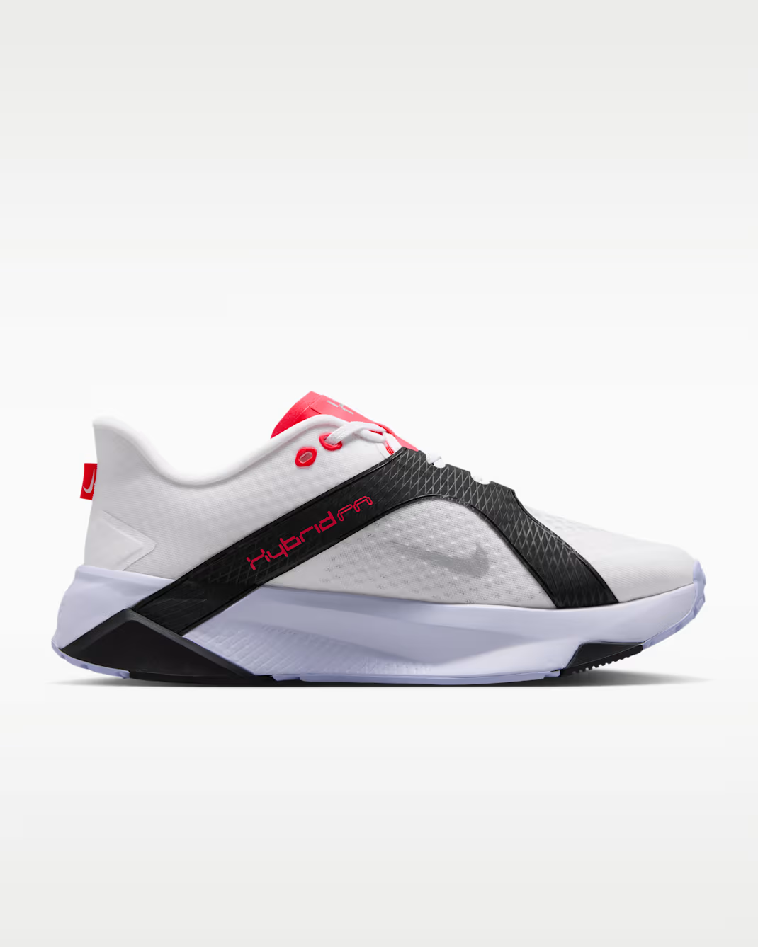 IV5066-101 Nike Hybrid RN "White/Black/Laser Crimson" (Men's)
