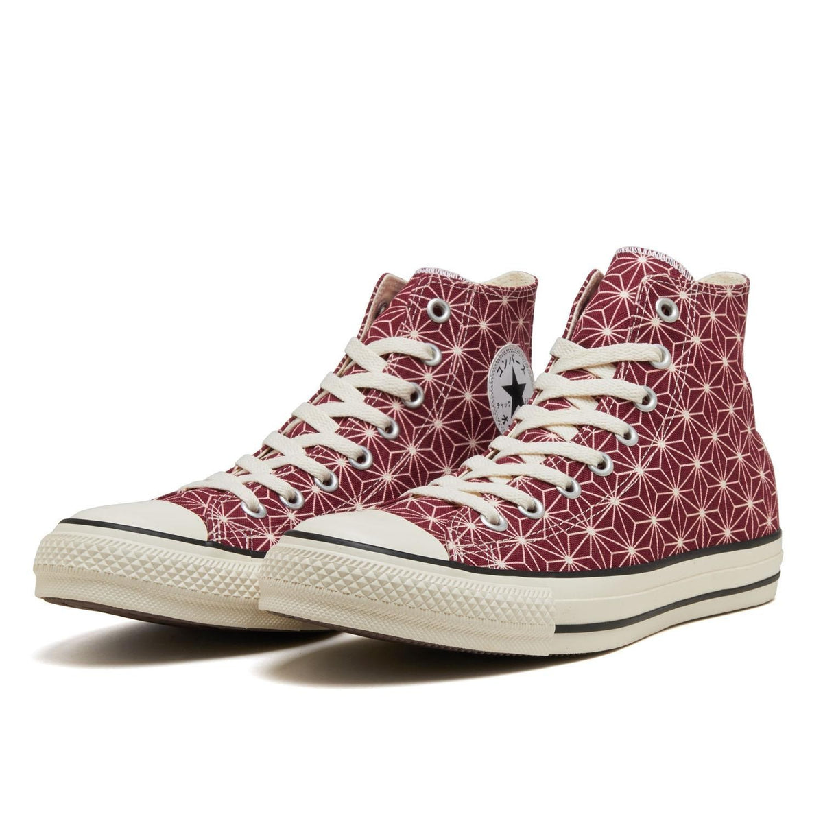 31316821 Converse All Star JG Hi Asanoha Maroon (ABC-MART Exclusive) (Men's)