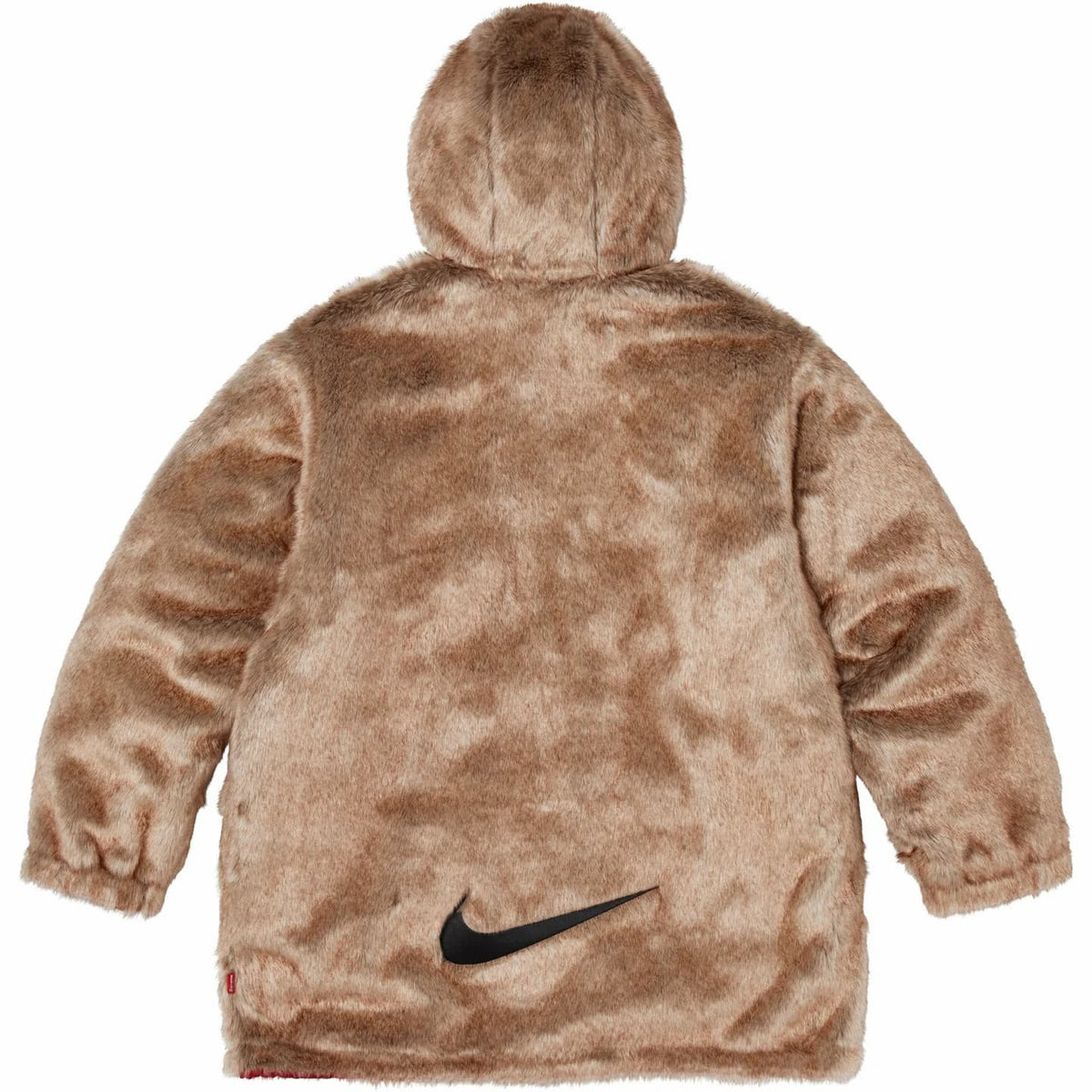 Supreme Nike Faux Fur Reversible Parka Red