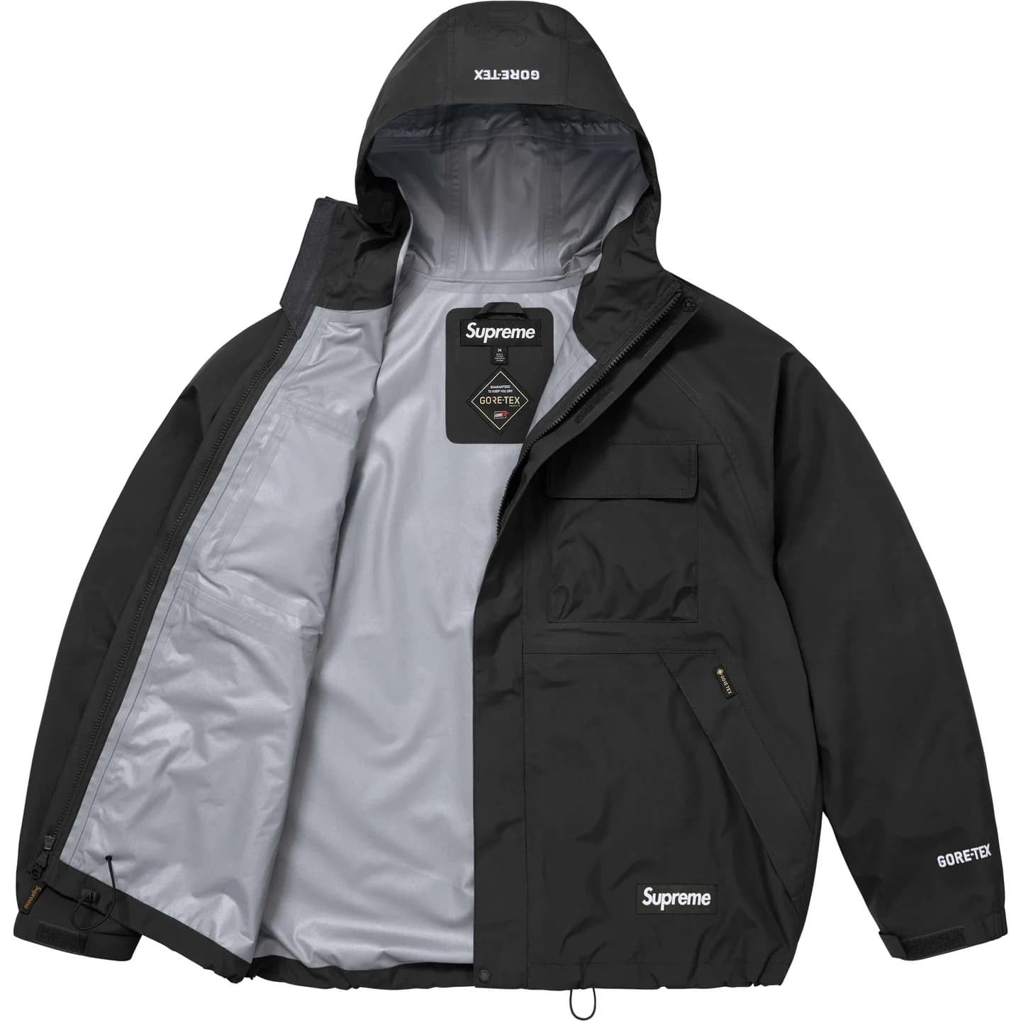 Supreme Wu-Tang GORE-TEX Shell Jacket Black