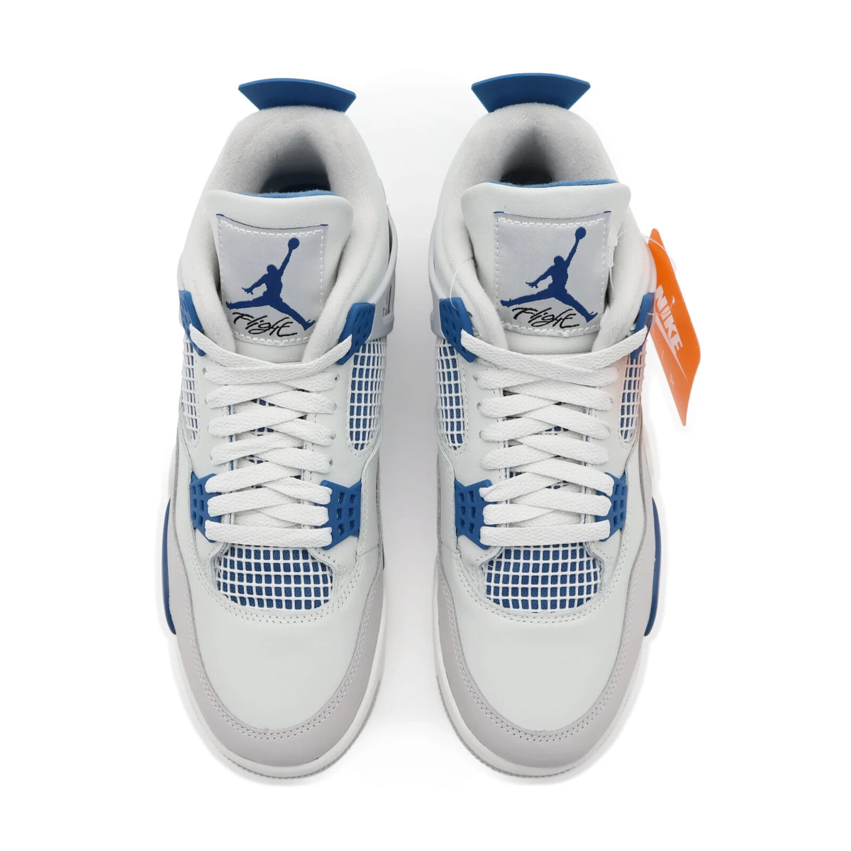 FV5029-141 Nike Air Jordan 4 Retro Industrial Military Blue Neutral Grey (Men's)