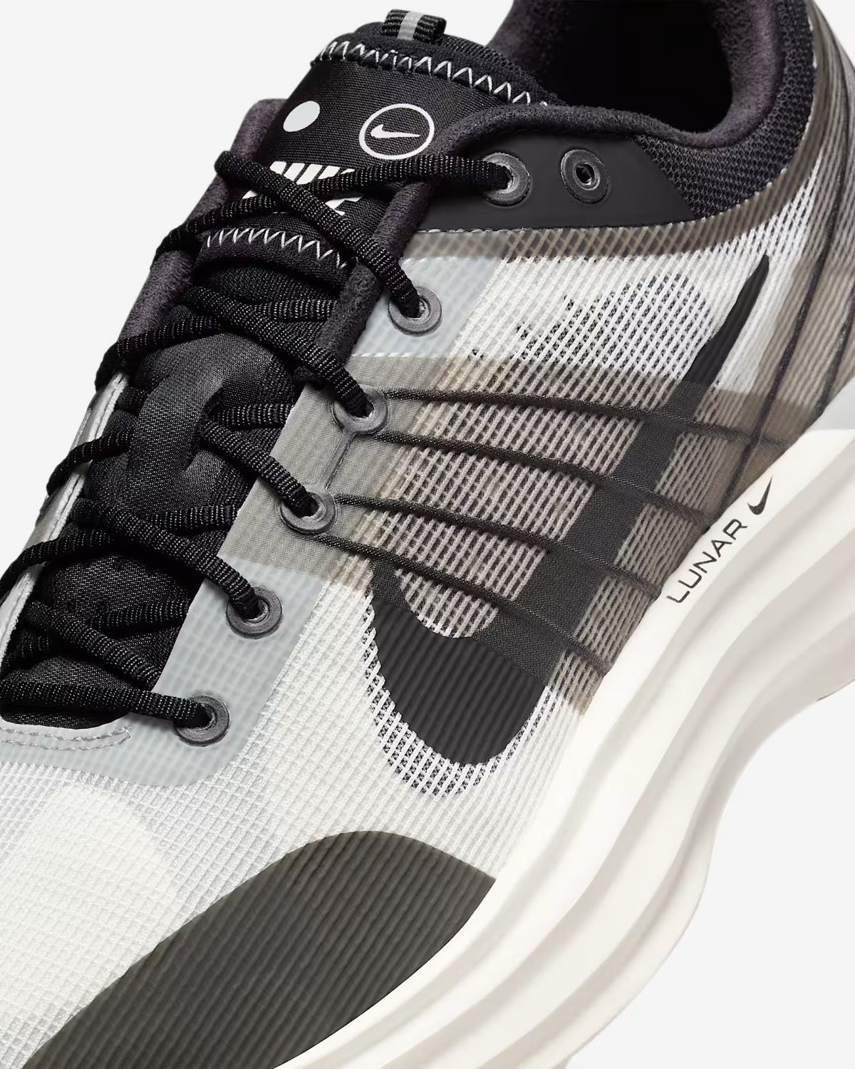 DV2440-102 Nike Lunar Roam Summit White Light Smoke Grey Black Black (Men's)