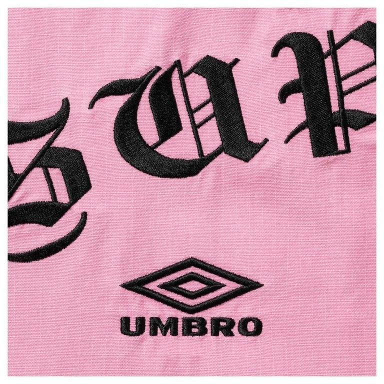 Supreme x Umbro Cotton Ripstop Track Jacket Pink