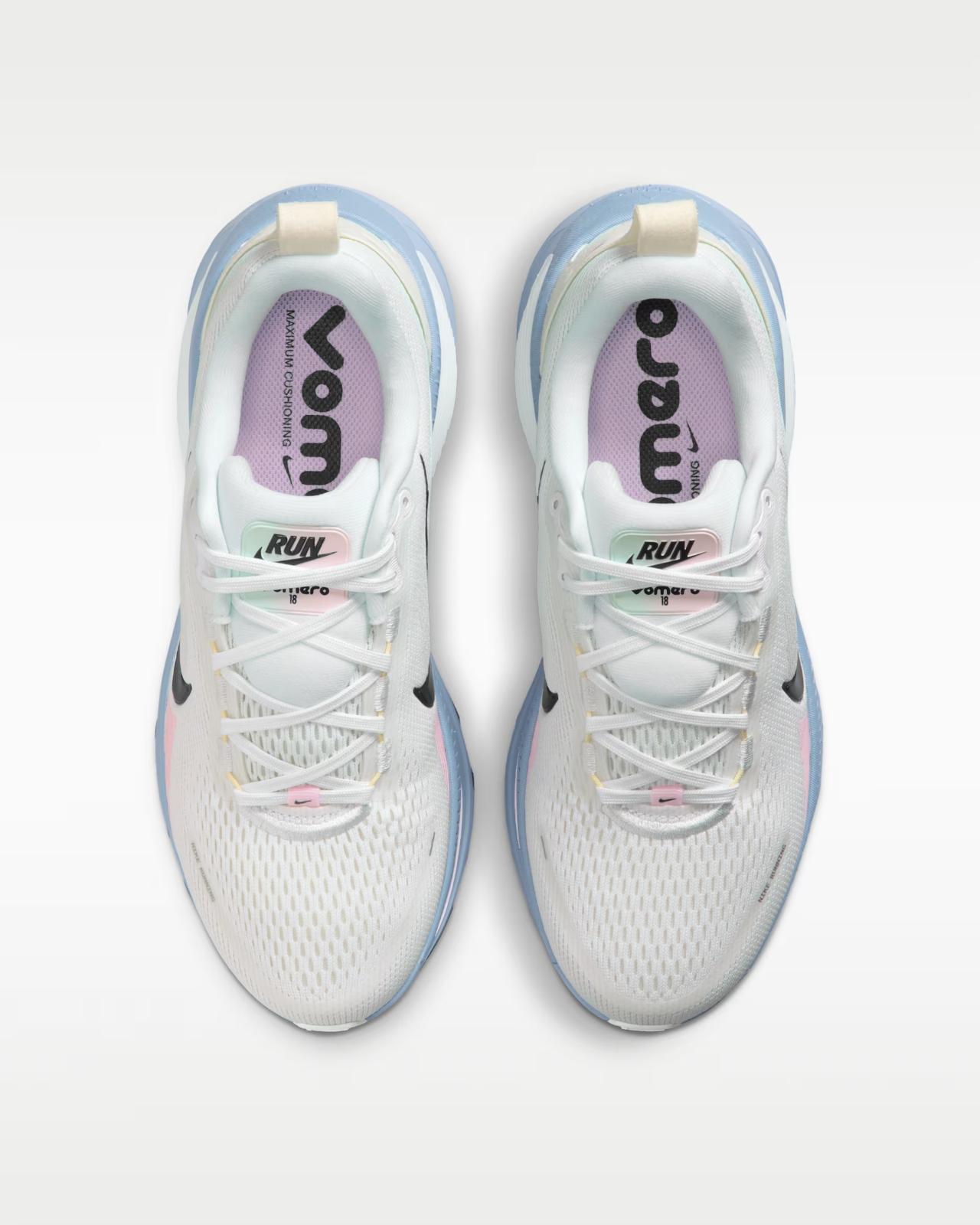 HM6804-115 Nike Vomero 18 "White/Work Blue" (Women's)