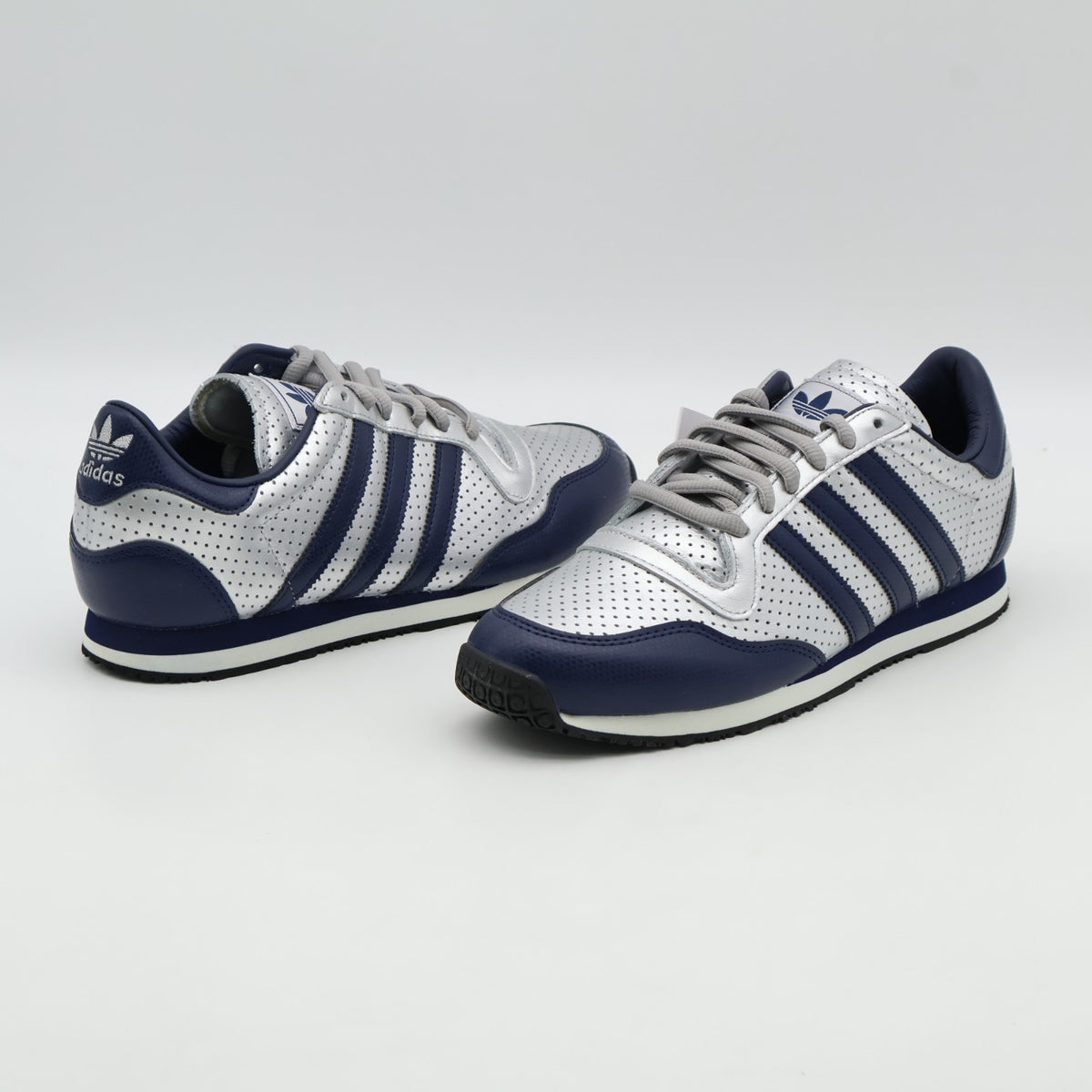JR1614 adidas Originals Galaxy OG Silver Metallic Night Indigo Off White (Men's)