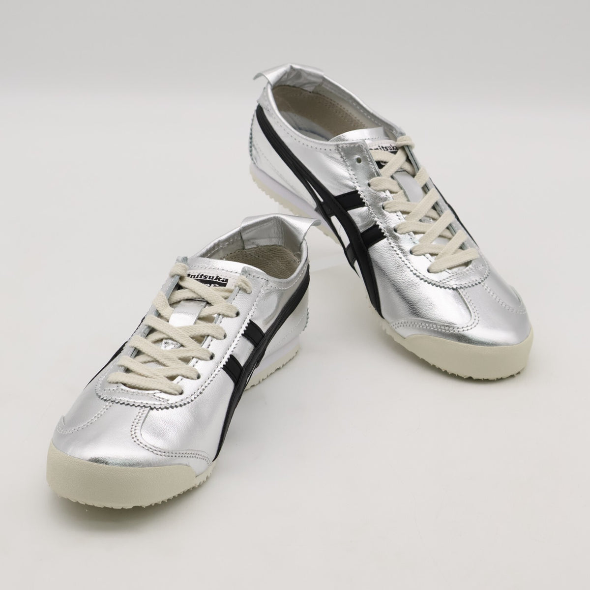 1183B566-020 Onitsuka Tiger Mexico 66 Pure Silver Black (Men's)
