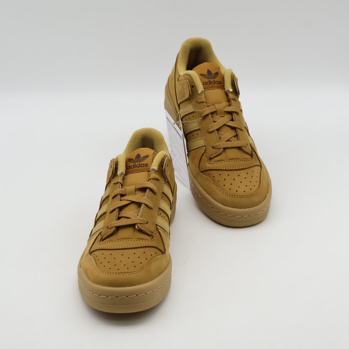 KJ3483 adidas Originals Forum Low CL Mesa Gold Gum3 (Men's)