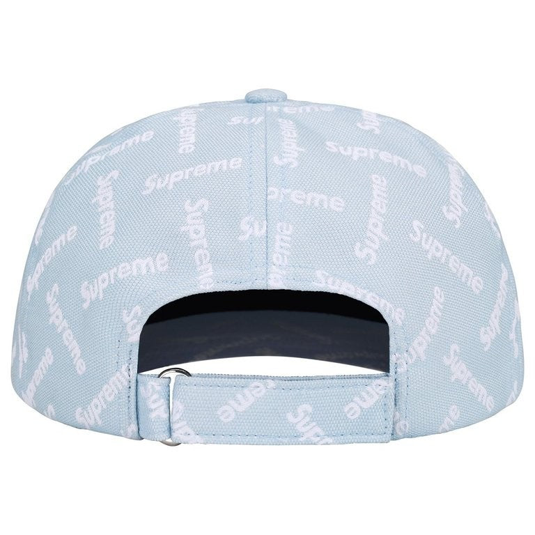 Supreme Monogram Jacquard 6-Panel Light Blue